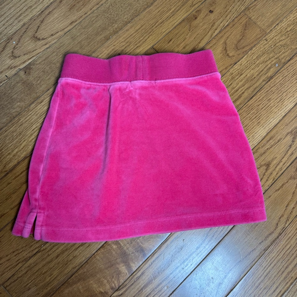 Ralph Lauren Girl Hot Pink Velour Mini Tennis Skirt With Pocket Sporty 90s Y2K 4 - Picture 4 of 7